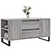 Tavolino Salotto Grigio Sonoma 102x44,5x50 Cm Legno Multistrato - Foto miniatura 3