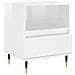 Comodini 2pz Bianco Lucido 40x35x50 Cm In Legno Multistrato - Foto miniatura 7