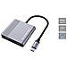 DONN13G replicatore di porte e docking station per laptop Cablato USB 3.2 Gen 1 (3.1 Gen 1) Type-C Grigio - Foto miniatura 2