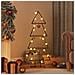 Albero Di Natale Decorativo In Metallo Nero 90 Cm - Foto miniatura 1