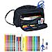 Astuccio Per La Scuola Con Accessori F.c. Barcelona Rosso Granato Blu Marino (32 Pezzi) - Foto miniatura 2