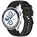 Cinturino In Silicone Per Oppo Watch X E Oneplus Watch 2 Black - Foto miniatura 3