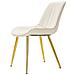 Sedia Paris Crema /gold Set 2 Pz Cm 51x59x79 - Foto miniatura 3