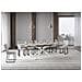 Tavolo allungabile 80x160/244 cm Plaker cashmere gambe bianche - Foto miniatura 3