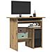 Scrivania Rovere Artigianale 80x45x74 Cm In Legno Multistrato - Foto miniatura 1