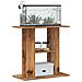 Supporto Acquario 60x30x60 cm in Legno Multistrato Legno Antico - Foto miniatura 3