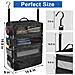 Borsa Portaoggetti Da Viaggio Pieghevole Organizer Di Grande Capacità Black - Foto miniatura 2