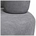 Poltrona A Forma Di Mano Grigia In Velluto - Foto miniatura 6