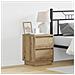 Comodini con luci LED 2 pz Rovere Artigianale 39x34.5x50 cm - Foto miniatura 2