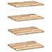 Lusso Casadino -  Mensole Da Parete 4 Pz 60x30x2 Cm Legno Acacia Non Trattato - Foto miniatura 1