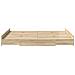 Struttura letto con contenitore rovere sonoma 150 x 200 cm - Foto miniatura 5