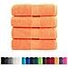 Asciugamani Premium SOLUND 4 pz Arancione 30x30 cm 600 g/m² - Foto miniatura 2