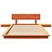 Struttura del letto Marrone 75 x 190 cm legno - Foto miniatura 5
