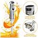 Frullatore a Immersione da 1200 W, Mini Frullatore 4 in 1, Frullatore a Immersione a 20 Velocità, 4 Lame in Acciaio Inossidabile, Paraspruzzi con Misurino, Frusta per Uova, Tritatutto, Senza BPA - Foto miniatura 1