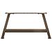 Gambe per Tavolino da Caffè a Forma di A 2 pz 60x(30-31) cm Acciaio - Foto miniatura 5