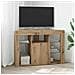 Mobile TV LED Angolare Rovere artigianale 108 x 40 x 68 cm - Foto miniatura 2