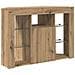 Mobile TV LED Angolare Rovere artigianale 108 x 40 x 68 cm - Foto miniatura 6