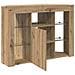 Mobile TV LED Angolare Rovere artigianale 108 x 40 x 68 cm - Foto miniatura 7