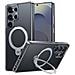 Cover per Galaxy S25 Ultra - TPU+PC, Trasparente, Con Soporte - Foto miniatura 1