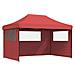 Tenda Party Borgogna 292 x 440 x 315 cm Tessuto Oxford - Foto miniatura 1