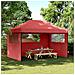 Tenda Party Borgogna 292 x 440 x 315 cm Tessuto Oxford - Foto miniatura 2