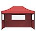 Tenda Party Borgogna 292 x 440 x 315 cm Tessuto Oxford - Foto miniatura 3