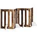 Recinto pieghevole per animali 4 pcs Legno di quercia - Foto miniatura 1