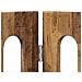 Recinto pieghevole per animali 4 pcs Legno di quercia - Foto miniatura 6