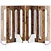 Recinto pieghevole per animali 4 pcs Legno di quercia - Foto miniatura 8
