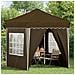 Tenda per feste a pop-up 195 x 195 x 245 cm Tortora - Foto miniatura 3