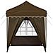 Tenda per feste a pop-up 195 x 195 x 245 cm Tortora - Foto miniatura 7