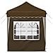 Tenda per feste a pop-up 195 x 195 x 245 cm Tortora - Foto miniatura 8