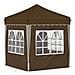Tenda per feste a pop-up 195 x 195 x 245 cm Tortora - Foto miniatura 9