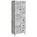 Set di armadi 2 pcs Grigio Cemento Legno ingegnerizzato - Foto miniatura 1