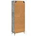 Set di armadi 2 pcs Grigio Cemento Legno ingegnerizzato - Foto miniatura 6