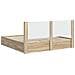 Struttura del letto con stoccaggio e testata Rovere Sonoma - Foto miniatura 7