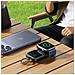 Power Bank Da 5000 Mah Con Ricarica Wireless Per Orologi, Nero - Foto miniatura 5