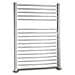 Termoarredo Scaldasalviette Bianco Cm 690 H X 450 L Piano 14 Tubi Acciaio Orizzontali ''sanremo'' - Foto miniatura 1