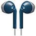 Auricolare Stereo con Microfono + Tasto volume - Blu / Grigio - Foto miniatura 3