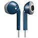 Auricolare Stereo con Microfono + Tasto volume - Blu / Grigio - Foto miniatura 2