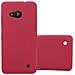 Custodia Compatibile Con Nokia Lumia 550 In Frosty Rosso - Hard Case Coperchio Protettivo In Frosted Look Contro I Graffi E Gli Urti - Foto miniatura 1