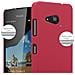 Custodia Compatibile Con Nokia Lumia 550 In Frosty Rosso - Hard Case Coperchio Protettivo In Frosted Look Contro I Graffi E Gli Urti - Foto miniatura 4