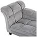 Chaise Longue Color Grigio Chiaro Lormont - Foto miniatura 10
