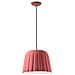 Lampada A Sospensione Decò Grande C2571-rsc Colore Rosso - Foto miniatura 1