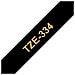 Cassetta Nastro Tz-334 Tze-34 Laminato Compatibile Brother Testo Oro Su Nero 12mmx8mt Tz334 Laminato Alta Qualita' - Foto miniatura 2