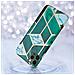 Custodia Compatibile Con Apple Iphone 12 Pro Max (6,7 Zoll) In Marmo Oro Bianco Verde Scuro No. 6 - Coperchio Protettivo In Silicone Tpu Con Motivo A Mosaico - Foto miniatura 4