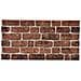 Pannelli Murali 3d Con Mattoni Marrone Scuro 10 Pz In Eps - Foto miniatura 4