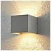 Applique Da Parete Esterno Faretto Led Luce Calda 3000k 12 W Ip65 Es46gc - Foto miniatura 1
