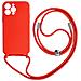 Cover Semirigida Per Iphone 13 Pro Cordino Nylon Intrecciato 80 Cm Rossa - Foto miniatura 1