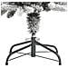 Albero Natale Artificiale Sottile Neve Floccata 180cm Pvc E Pe - Foto miniatura 3